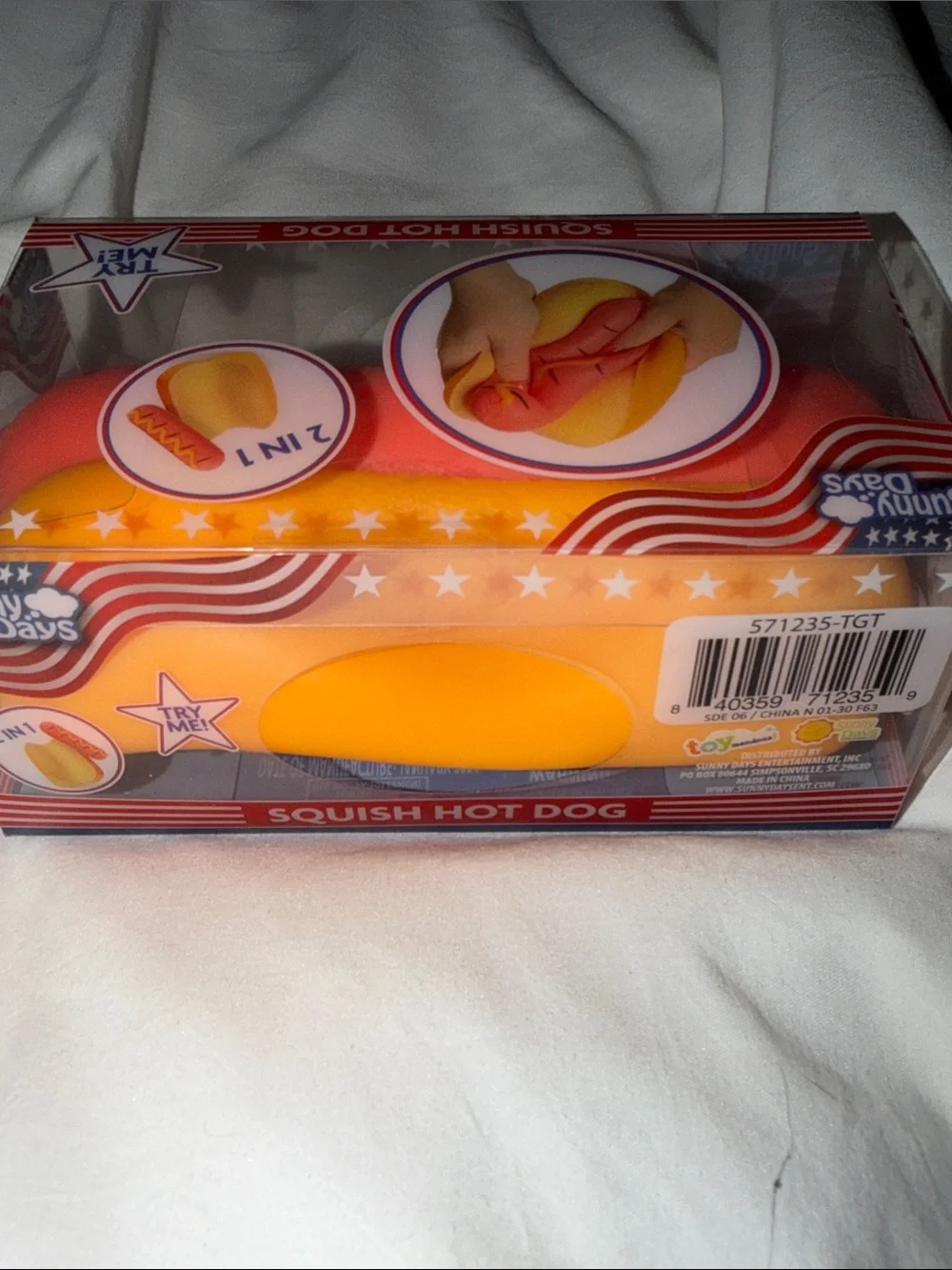 New Rare the good Squishy Hot Dog Toy!